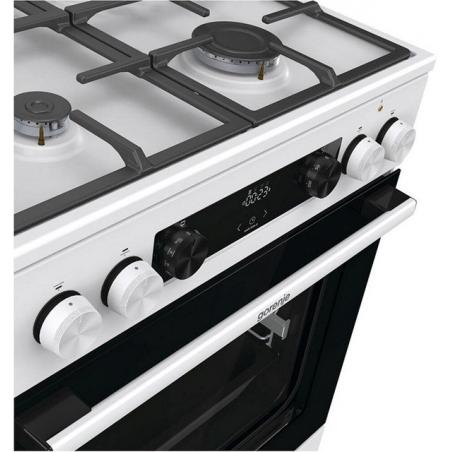 Gorenje GKS6C71WF Cocina independiente con horno Biały