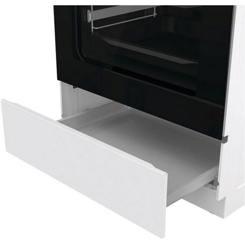 Gorenje GKS6C71WF Cocina independiente con horno Biały