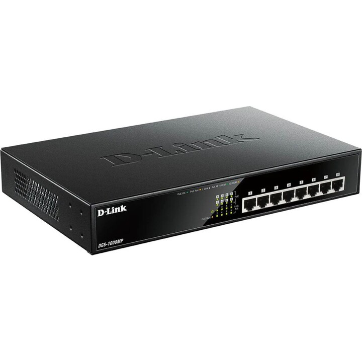 D-Link 8-Port Desktop Gigabit PoE+ Switch