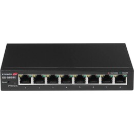 Edimax GS-5008E conmutador Gestionado Gigabit Ethernet (10/100/1000) Negro