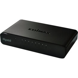 Comutador Edimax ES-5800G V3 Gigabit Ethernet não gerenciado (10/100/1000) Preto