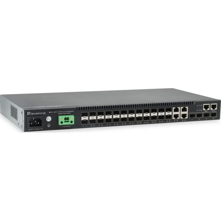 Commutateur 48,3 cm 24x SFP GTL-2872 4xGE 4xSFP+ - Commutateur - Fibre de verre (LWL)