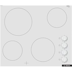 Placa vitrocerámica Bosch PKE612CA2E 4 Zonas Blanco