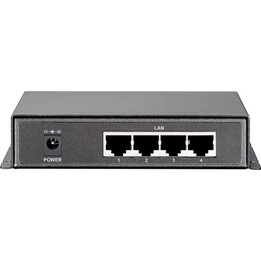 LevelOne GEP-0521 4 GE PoE-Plus + 1 conmutador GE, 115 W