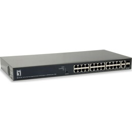 Commutateur 26x GE GEP-2651 2xGSFP 19" 185W 24xPoE+