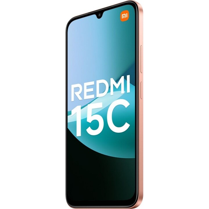 Xiaomi Redmi 15C, 256 GB, 8GB di RAM, 6,9 HD+, MediaTek Helio G81-Ultra, 6000 Mah, Arancia
