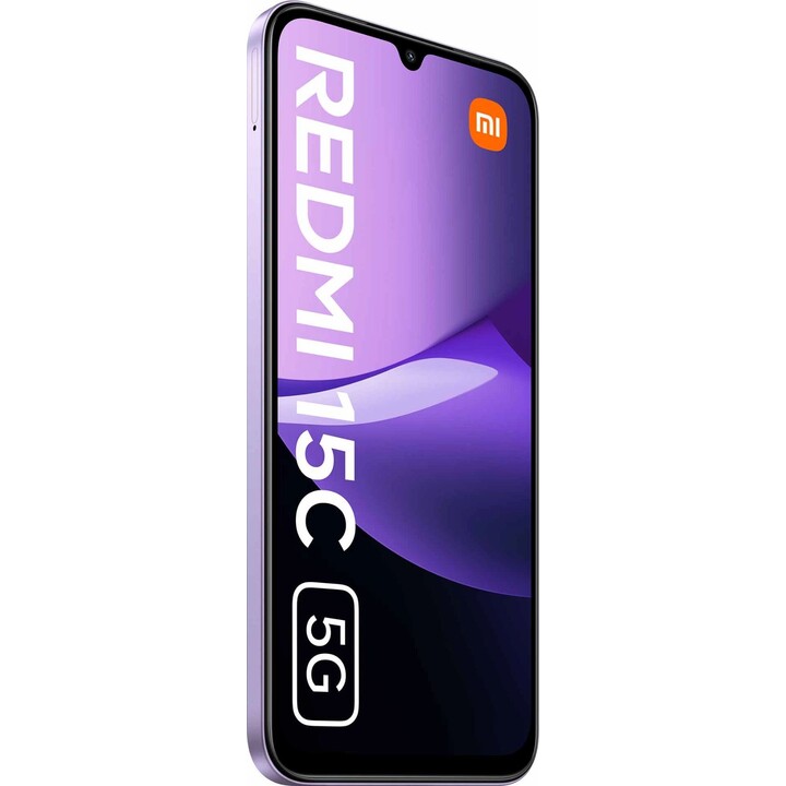 Xiaomi Redmi 15C, 256 GB, 4GB de RAM, 6,9 HD+, Mediatek Helio G81-Ultra, 6000 Mah, roxo