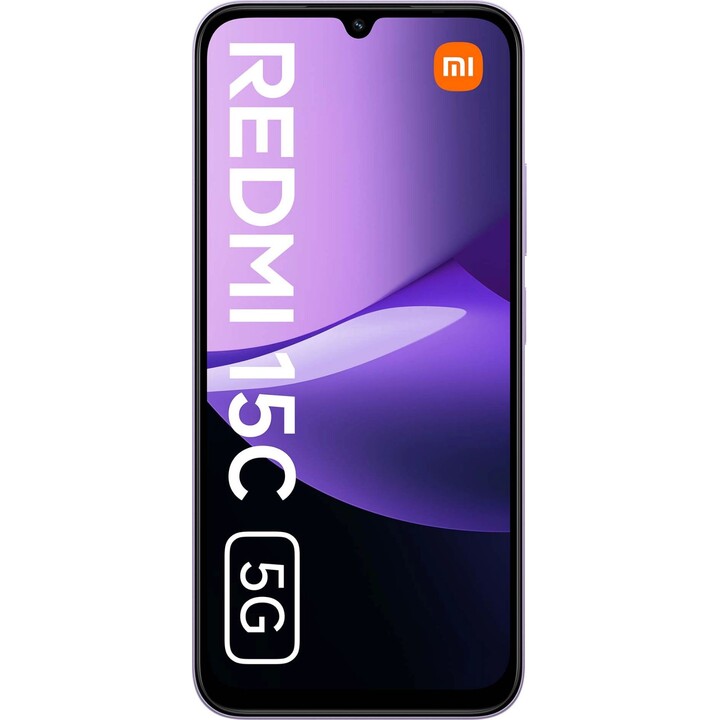 Xiaomi Redmi 15C, 256GB, 4GB RAM, 6.9 HD+, MediaTek Helio G81-Ultra, 6000 mAh, Purple