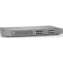 LevelOne FEP-1612W150 Conmutador PoE Fast Ethernet de 16 puertos, 802.3at/af PoE, 150W