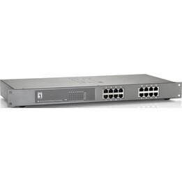 Switch 16x FE FEP-1612W120 19" 120W 16xPoE+