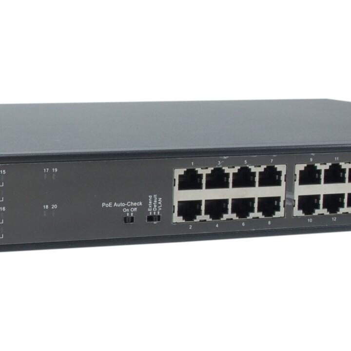 Commutateur 16x FE FGP-2031 2xGE 2xGSFP 19" 270W 16xPoE+