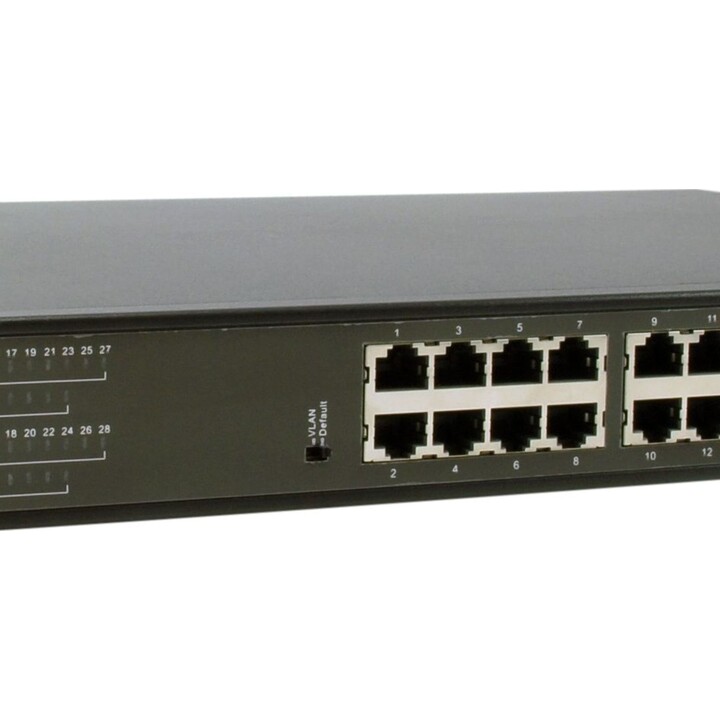 Commutateur 24x GE GEP-2821 2xGE 2xGSFP 19" 390W 24xPoE+