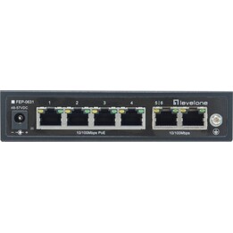 Switch 6x FE FEP-0631 60W 4xPoE+
