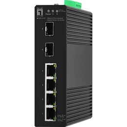 Switch 6x GE IGS-2106 2xSFP. 4xRJ45 nero