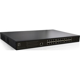 Switch 28 porte GEP-2861 4 GSFP 19" 390 W 24 PoE+