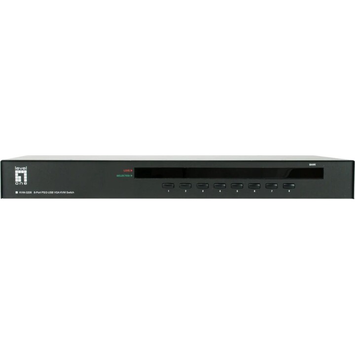 Switch KVM VGA PS/2-USB KVM-3208 a 8 porte