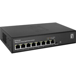 LevelOne GES-2208 Hilbert conmutador Smart Lite Gigabit de 8 puertos y 10 pulgadas