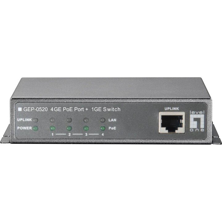 Commutateur 5x GE GEP-0520 61,6 W 4xPoE+