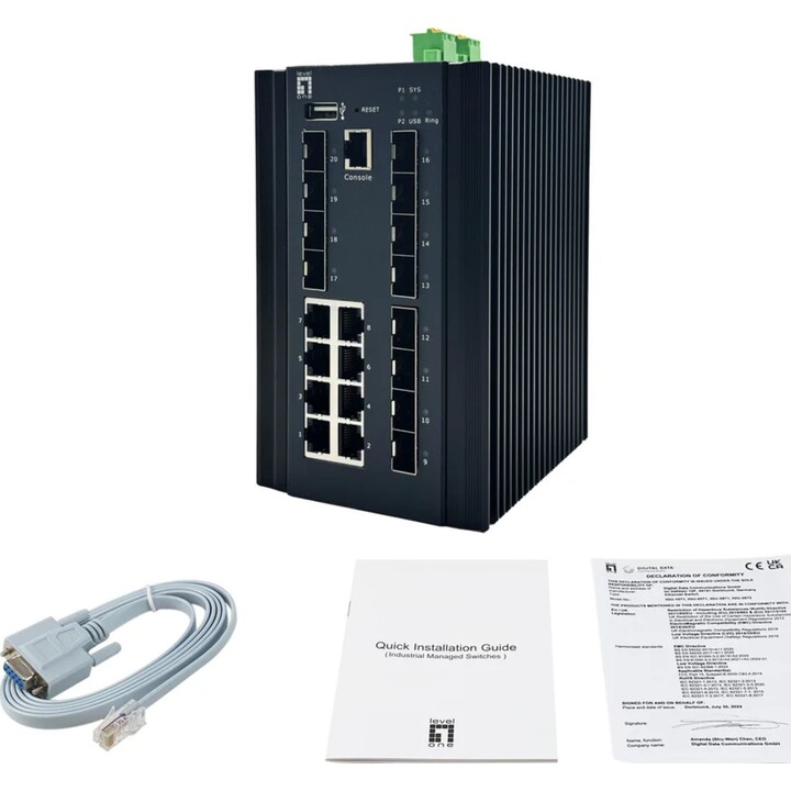 Switch 20x GE IGX-2072 8x 1GbE.8x 2.5GbE SFP+ sw