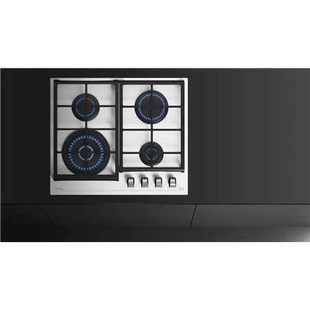 Teka Gas Hob GZC 64320 XBC WH 60 cm 4 Zonen Silber