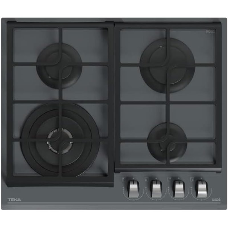 Teka Gas Hob GZC 64320 XBC ST 70 cm 4 zonas de pedra cinza