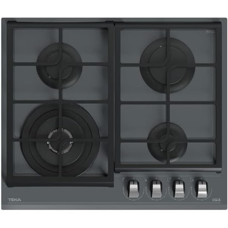 Teka Gas Hob GZC 64320 XBC ST 70 cm 4 zonas de pedra cinza