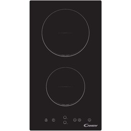 Placa de Vitrocerámica Candy CDH30 Dominó Integrada 30 cm 2 Zonas 3000 W Negro