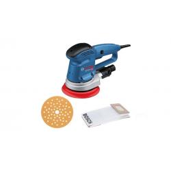 Bosch GEX 34-150 Professional Lijadora rotorbital 12000 RPM 24000 OPM Negro, Azul, Gris, Rojo