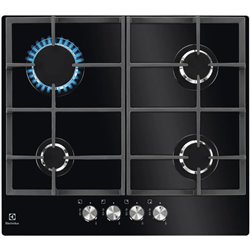 Placa de gas Electrolux KGG6426K Integrado 56 cm 4 zonas Negro
