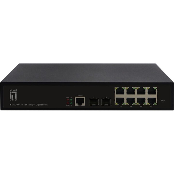 Switch 8x GE GEL-1061 2xGSFP 19