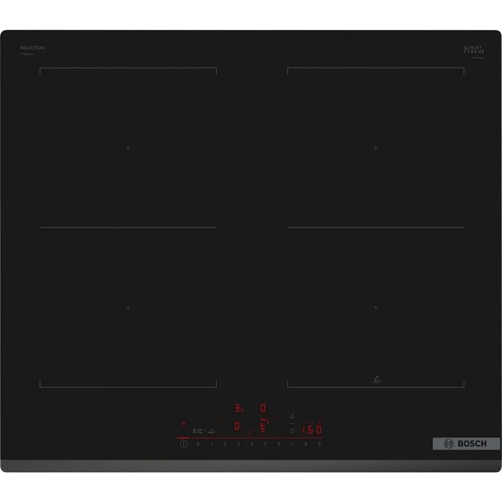 Bosch PVQ631HC1E 60 cm Induktionskochfeld 4 Zonen Schwarz