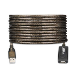Cabo USB Ewent Ew1024 USB 2.0 25 M USB A Preto