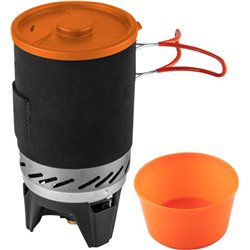 Néo Tools Camping Stove Pot + Burner 63-151 0,4 L Black Orange