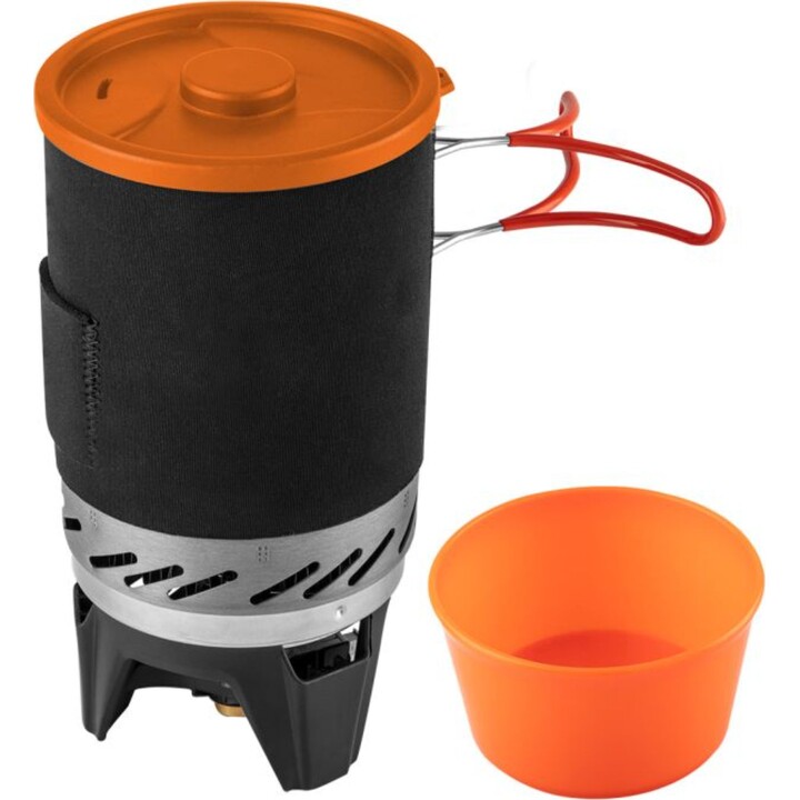 NEO TOOLS 63-151 camping stove with pot and burner black/orange