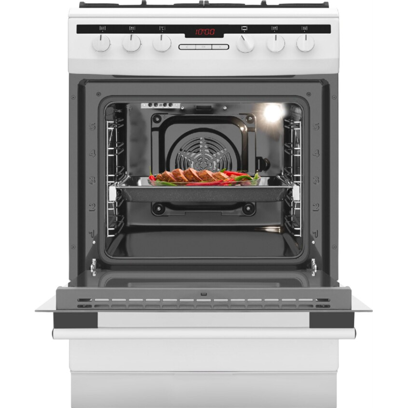 Amica Gas / Electric Cooker 617GEH3.33Hzptadpa (W 60 cm 4 zone Bianco nero