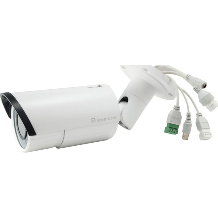 LevelOne Cámara de red IP GEMINI Zoom, FCS-5060, 2 megapíxeles, audio bidireccional, zoom óptico 4X