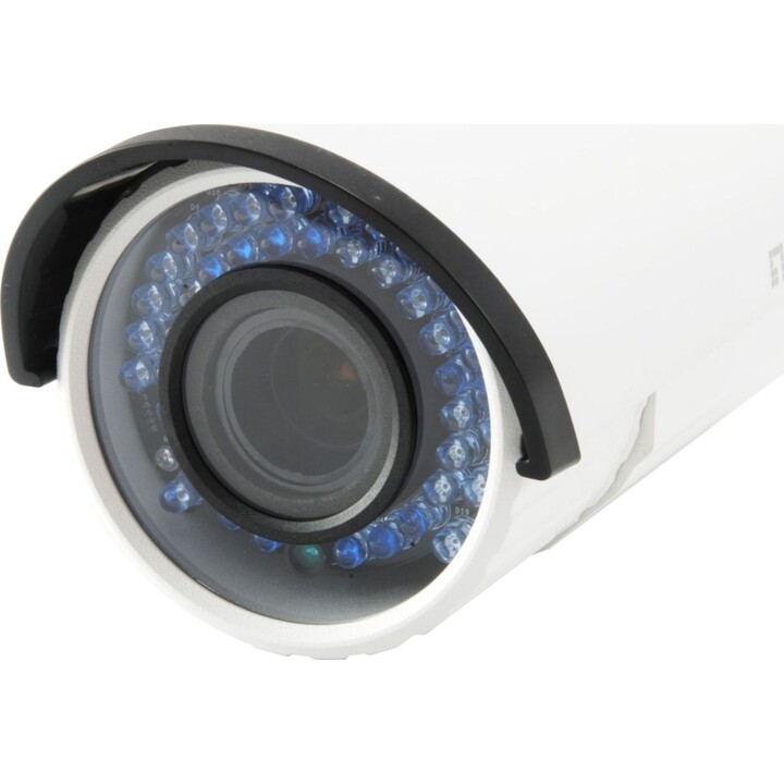 Telecamera IP Level One, senza Wi-Fi, WDR da 2 megapixel, PoE, zoom ottico 4x, antivandalismo, per esterni, FCS-5060