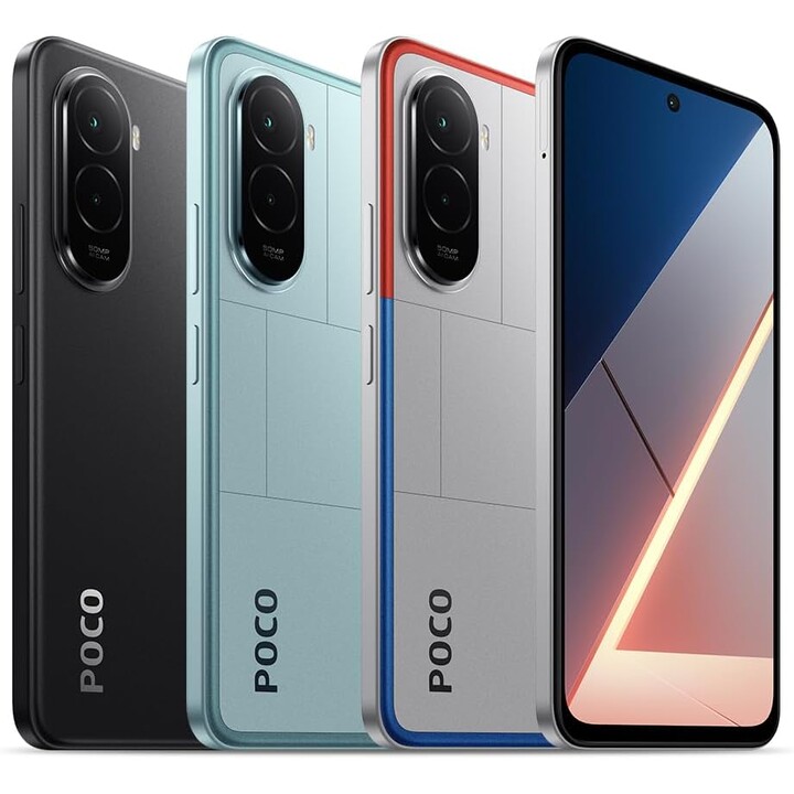 Xiaomi Poco M7, 8+ 256 GB, 6,9 FHD+ 144Hz Display, Snapdragon 685, Dual Camera da 50 MP AI, 7000MAH, argento