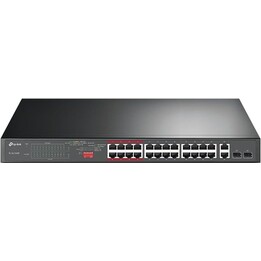 TP-Link TL-SL1226P Conmutador de 24 Puertos Fast Ethernet + 2 Gigabit PoE+