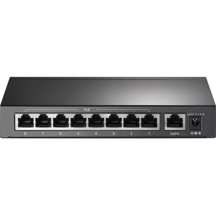 Conmutador TP-Link TL-SF1009P de 9 puertos 10/100 Mbps con 8 PoE+