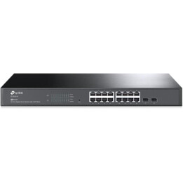 TP-LINK TL-SG2218 Managed switch L2 / L2 + Gigabit Ethernet (10/100/1000) Black