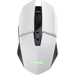 Mouse da gioco wireless Trust Gaming GXT 110 Felox/ Batteria ricaricabile/ Fino a 4800 DPI/ Bianco
