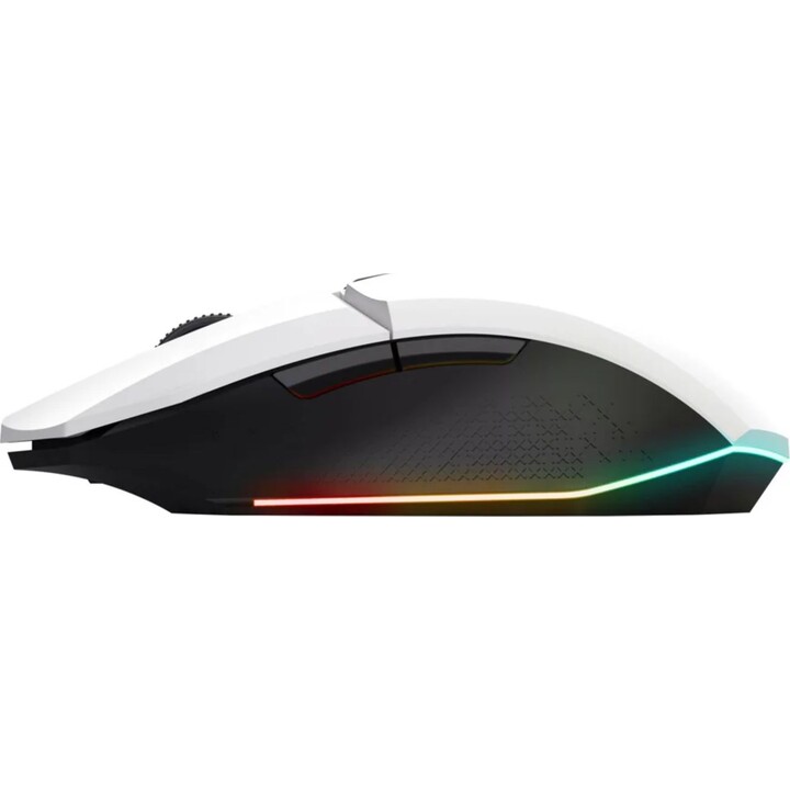 Trust Gaming GXT 110 Felox kabellose Gaming-Maus/ wiederaufladbarer Akku/ bis zu 4800 DPI/ weiß