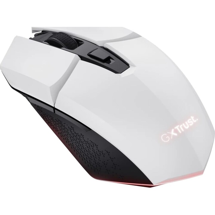 Ratón Gaming Inalámbrico Trust Gaming Gxt 110 Felox Batería Recargable Hasta 4800 Dpi Blanco/Negro