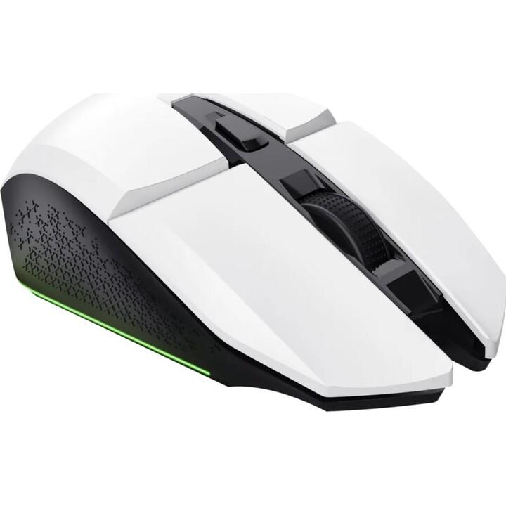 Ratón Gaming Inalámbrico Trust Gaming Gxt 110 Felox Batería Recargable Hasta 4800 Dpi Blanco/Negro