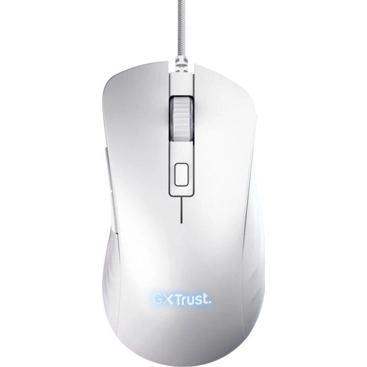 Mouse da gioco Trust Gaming GXT 924 YBAR+/ Fino a 25600 DPI/ Bianco