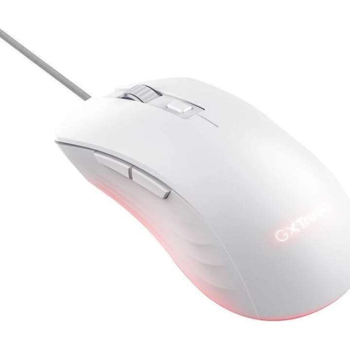 Gaming Mouse Trust Gaming GXT 924 YBAR+/ Up to 25600 DPI/ White
