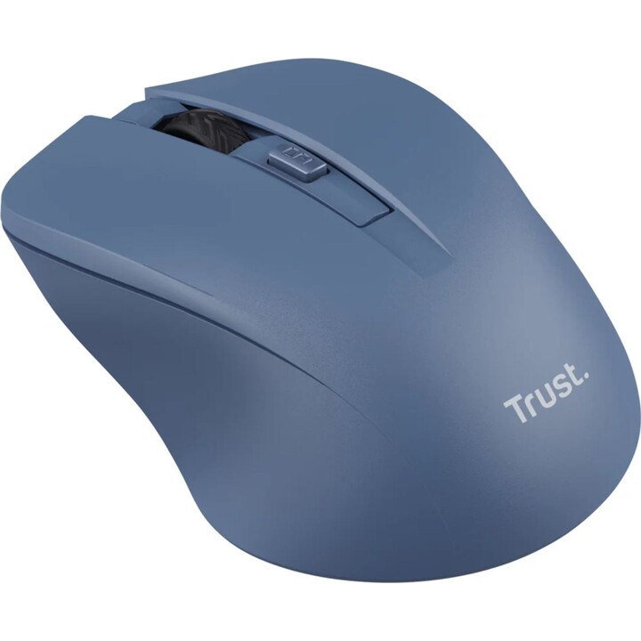 Trust Mydo Silent kabellose Maus blau