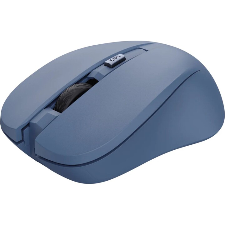 Trust Mydo Silent kabellose Maus blau