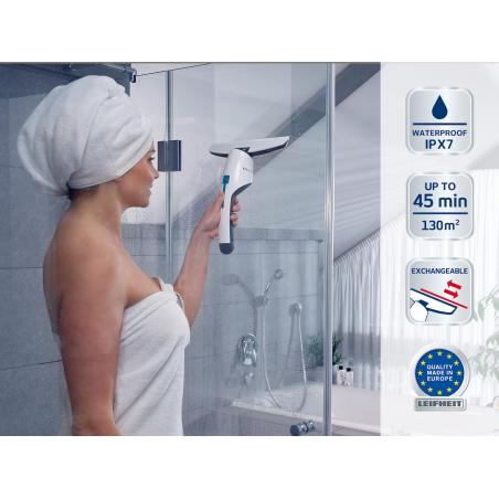 Leifheit 51035 limpiador eléctrico ventana Negro, Azul, Blanco